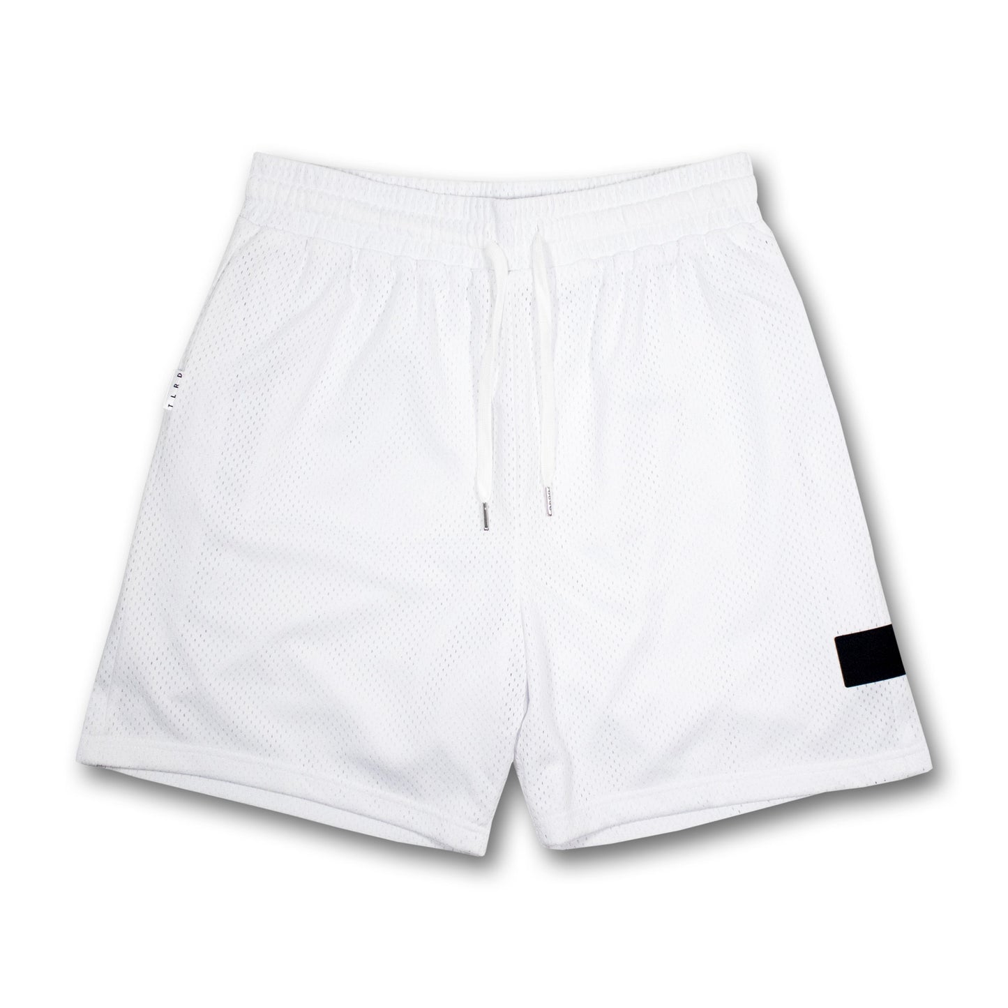 Black-Label Mesh Shorts (White)